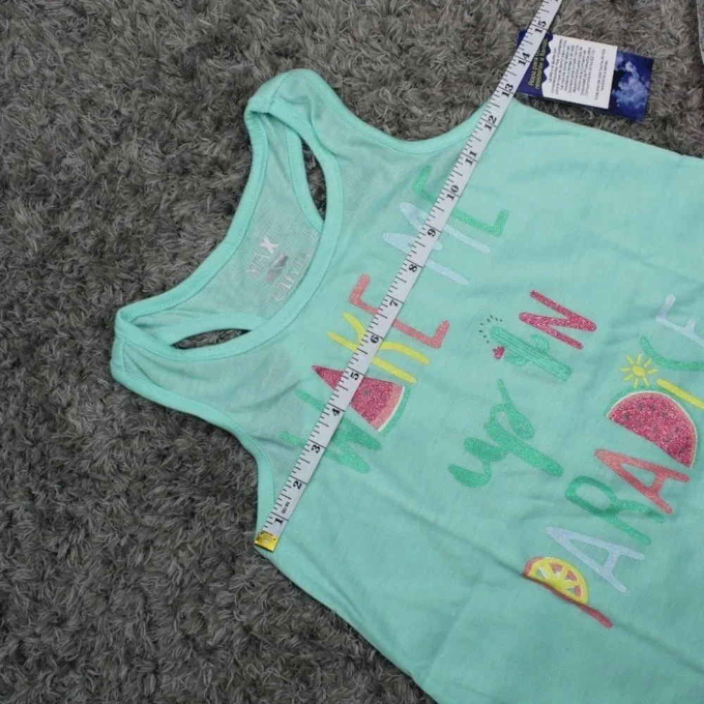 Max & Olivia Graphic-Print Pajama Tank, Girls M